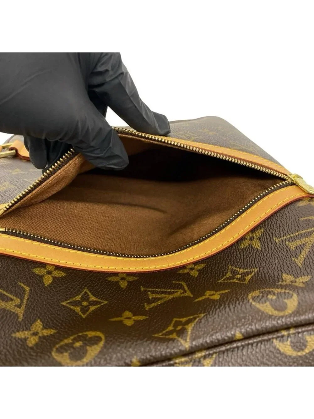Louis Vuitton Sac Bosphere Monogram Leather 2-Way Shoulder Bag Brown